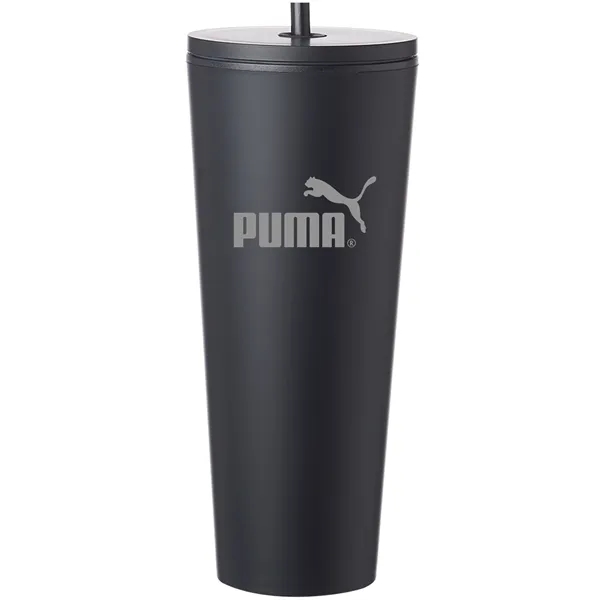 24oz Plastic tumbler with screw-on lid and straw... from ASI 80060 VisionUSA
