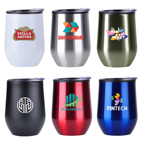 12 oz. stainless steel tumbler with polypropylene liner.... from ASI 63549 Jornik Manufacturing Corp / Jornik