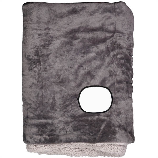 Sherpa Fleece Embroidered Emblem Blanket... from ASI 30208 A P Specialties / AP Specialties