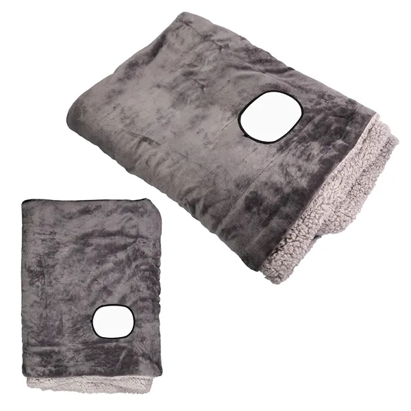 Sherpa Fleece Embroidered Emblem Blanket... from ASI 30208 A P Specialties / AP Specialties