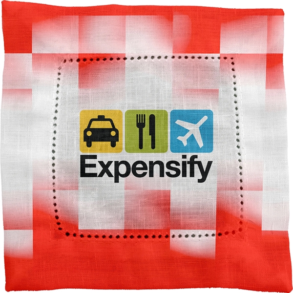 Shaded Checkers Fabric Napkin... from ASI 30208 A P Specialties / AP Specialties