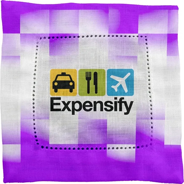 Shaded Checkers Fabric Napkin... from ASI 30208 A P Specialties / AP Specialties