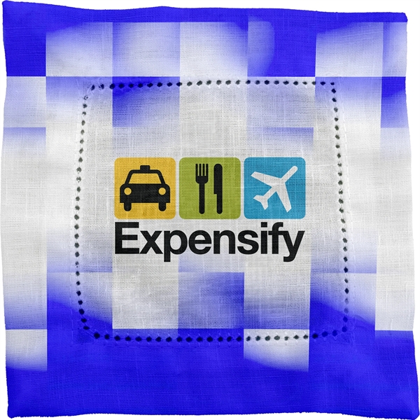 Shaded Checkers Fabric Napkin... from ASI 30208 A P Specialties / AP Specialties