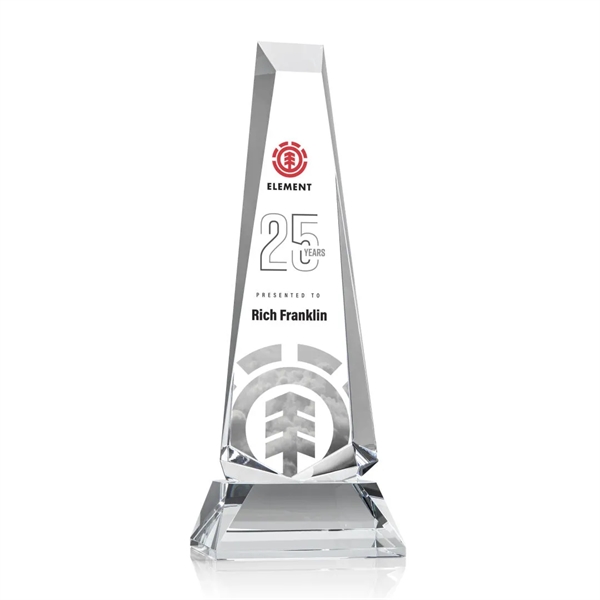 The Rustern Obelisk is a modern monument to optical crystal brilliance.... from ASI 84592 St Regis Group / St Regis