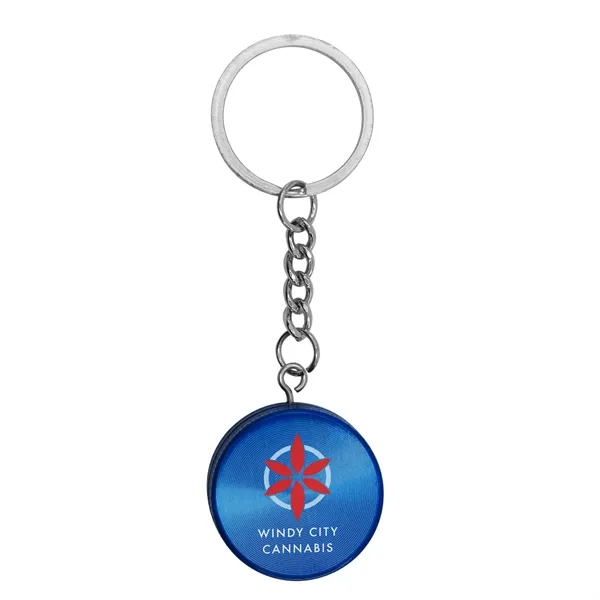 1.125" metal grinder keychain in assorted colors with magnetic lid and... from ASI 52263 EMT