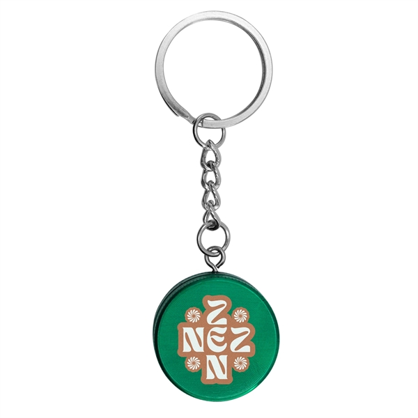1.125" metal grinder keychain in assorted colors with magnetic lid and... from ASI 52263 EMT