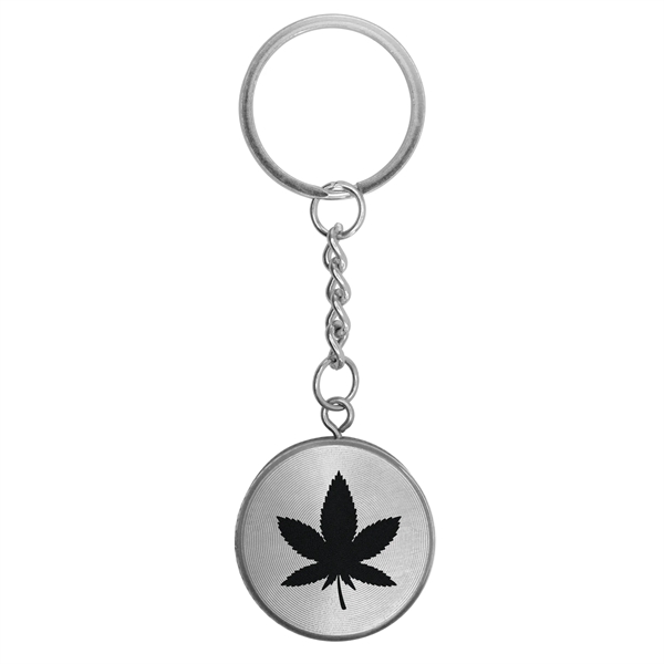 1.125" metal grinder keychain in assorted colors with magnetic lid and... from ASI 52263 EMT