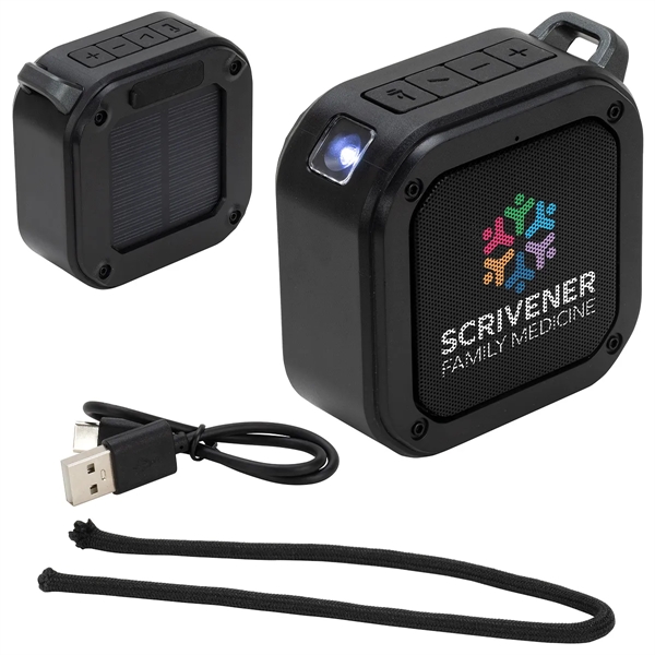 IPX6 Waterproof Solar-Powered Wireless Speaker... from ASI 36730 Ariel Premium Supply Inc