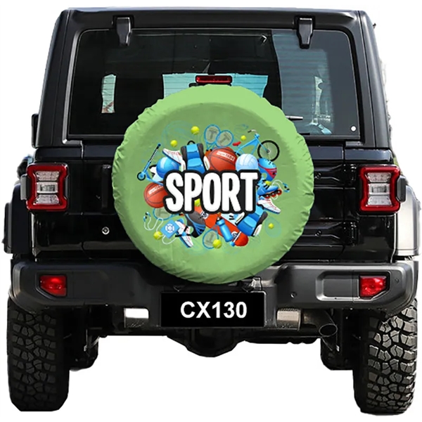 Spare Tire Cover in 4 sizes w/full color, full coverage imprint... from ASI 49891 Discount Marketing Products / DMP