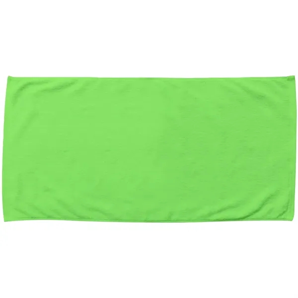 60"W x 30"H colored coastal beach towel, made with USA sourced... from ASI 39552 BEL Promo