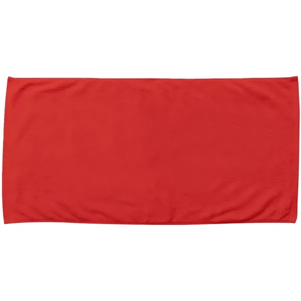 60"W x 30"H colored coastal beach towel, made with USA sourced... from ASI 39552 BEL Promo