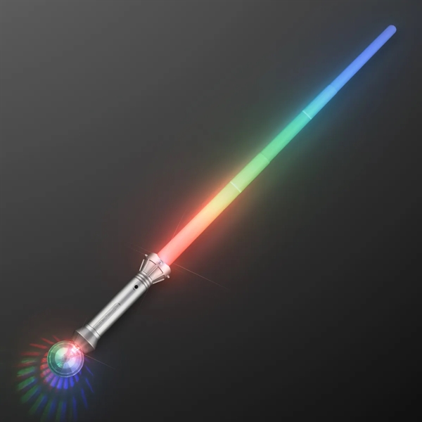 LED Magic Wizard Staff with Crystal Ball Handle; Imprint and Blank... from ASI 34194 ALightPromos