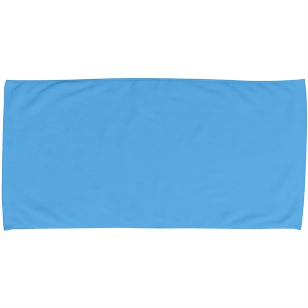 70"W x 35"H colored terry velour beach towel, made with USA... from ASI 39552 BEL Promo