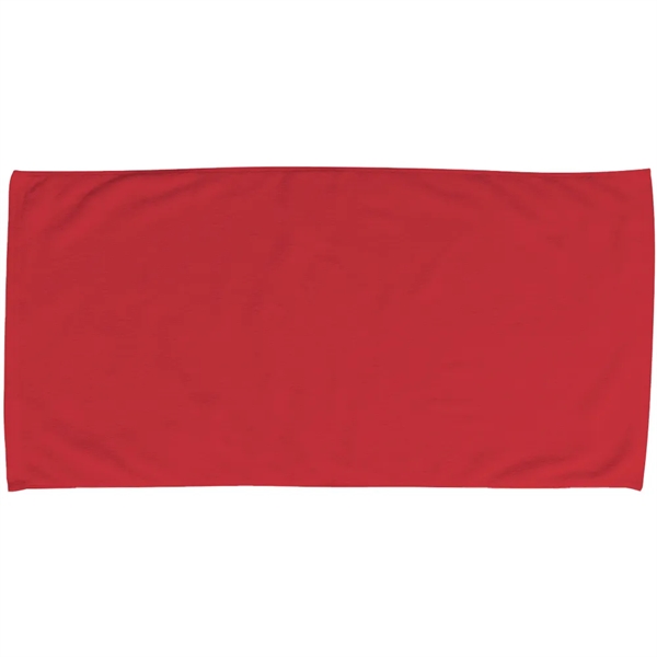 70"W x 35"H colored terry velour beach towel, made with USA... from ASI 39552 BEL Promo