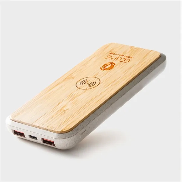 A sleek and stylish fast charging power bank made from wheat... from ASI 91435 Tomax USA / Tomax