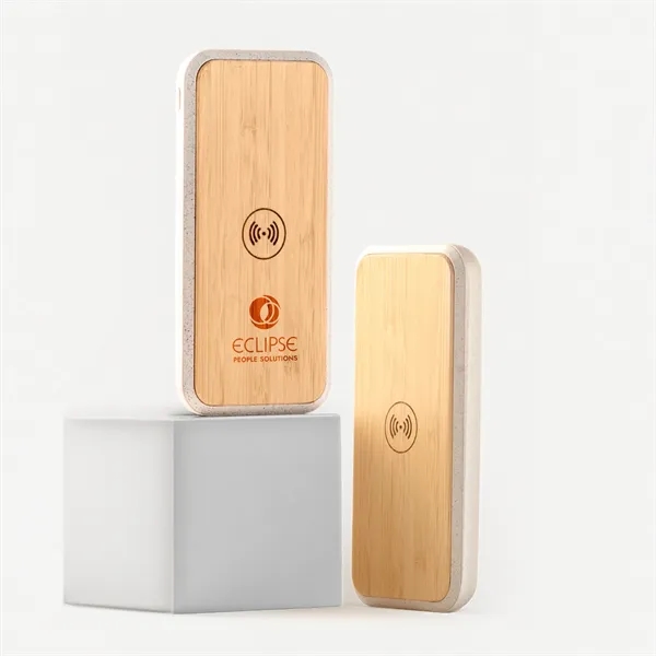 A sleek and stylish fast charging power bank made from wheat... from ASI 91435 Tomax USA / Tomax
