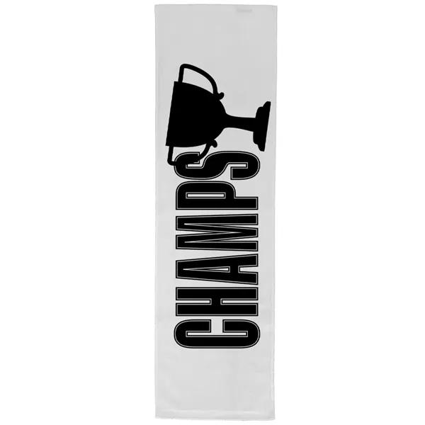 12" x 42" terry velour fitness towel, made with USA-sourced cotton.... from ASI 39552 BEL Promo