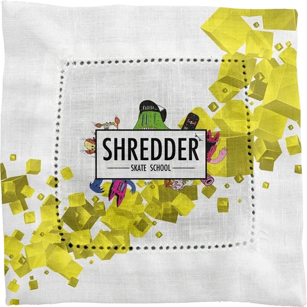 Floating Cubes Fabric Napkin... from ASI 30208 A P Specialties / AP Specialties