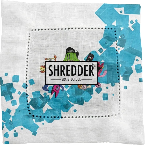 Floating Cubes Fabric Napkin... from ASI 30208 A P Specialties / AP Specialties