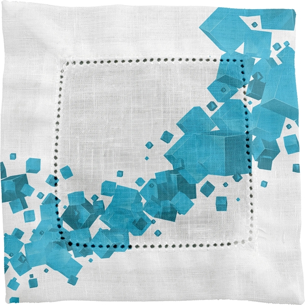 Floating Cubes Fabric Napkin... from ASI 30208 A P Specialties / AP Specialties