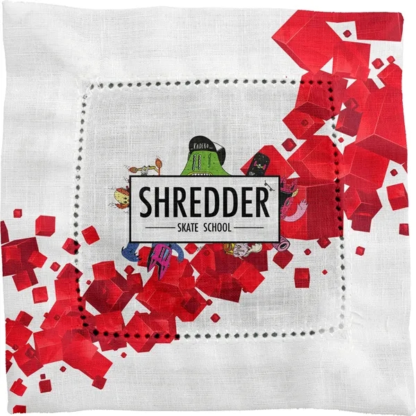 Floating Cubes Fabric Napkin... from ASI 30208 A P Specialties / AP Specialties