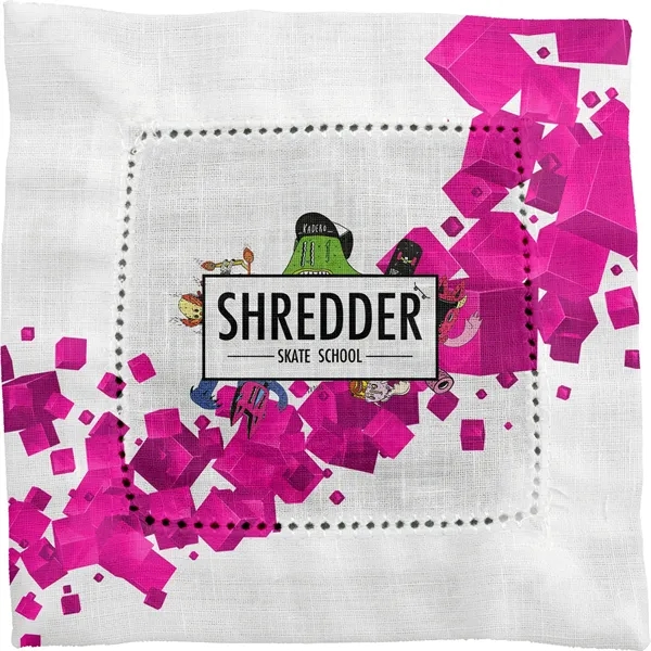 Floating Cubes Fabric Napkin... from ASI 30208 A P Specialties / AP Specialties