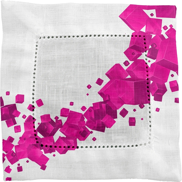 Floating Cubes Fabric Napkin... from ASI 30208 A P Specialties / AP Specialties