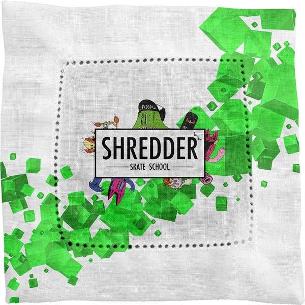 Floating Cubes Fabric Napkin... from ASI 30208 A P Specialties / AP Specialties