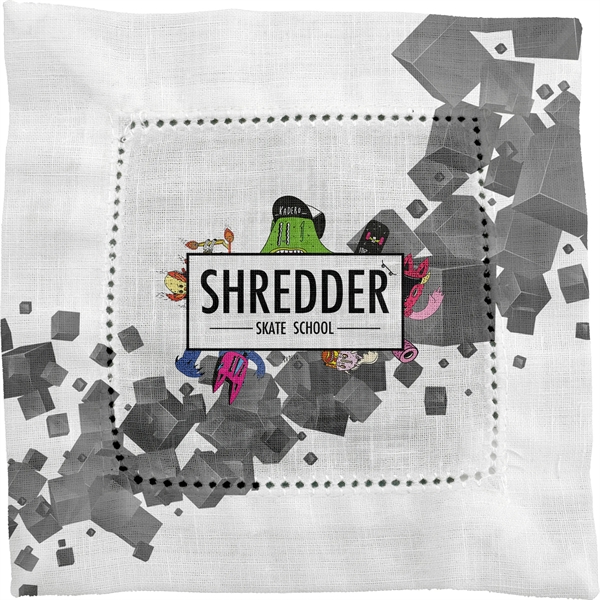 Floating Cubes Fabric Napkin... from ASI 30208 A P Specialties / AP Specialties