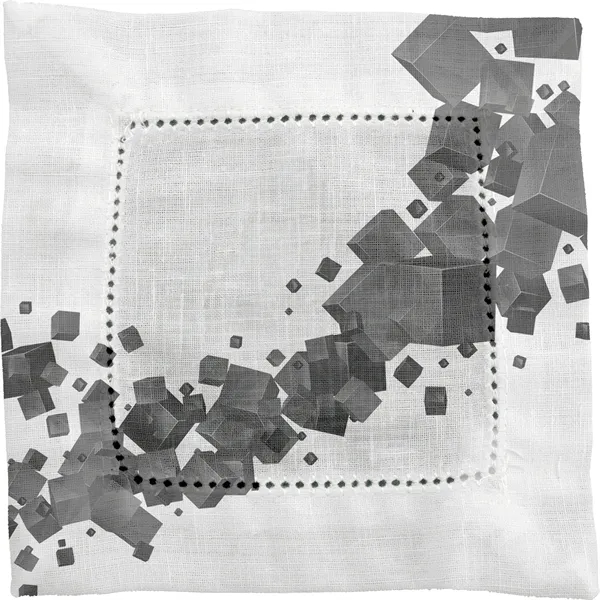 Floating Cubes Fabric Napkin... from ASI 30208 A P Specialties / AP Specialties