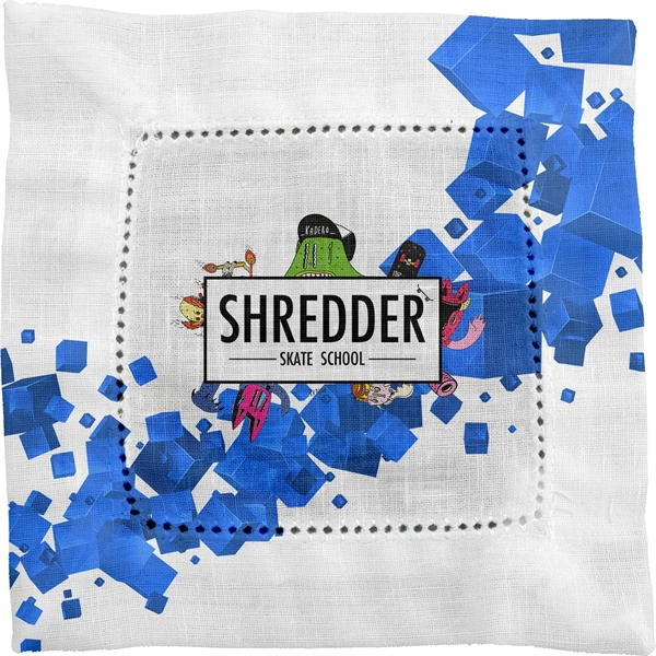 Floating Cubes Fabric Napkin... from ASI 30208 A P Specialties / AP Specialties