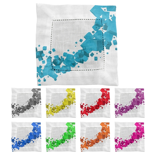 Floating Cubes Fabric Napkin... from ASI 30208 A P Specialties / AP Specialties