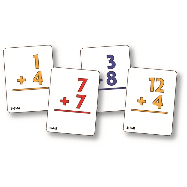 Flash Cards - Addition... from ASI 45815 Coloring Book Solutions / Coloring Book Solutions™ LivRite
