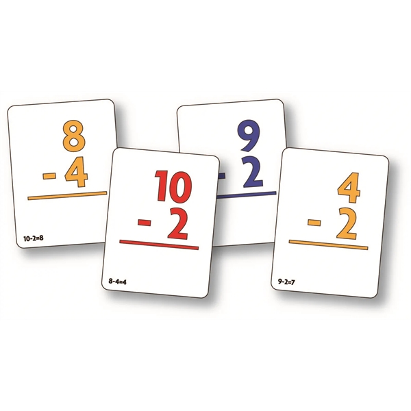 Flash Cards - Subtraction... from ASI 45815 Coloring Book Solutions / Coloring Book Solutions™ LivRite