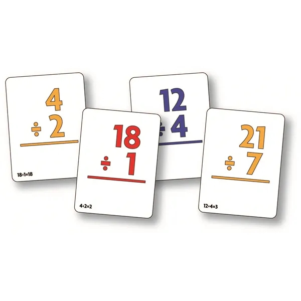 Flash Cards - Division... from ASI 45815 Coloring Book Solutions / Coloring Book Solutions™ LivRite