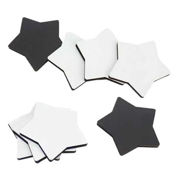 Star design MDF magnet plus free sublimation heat transfer printing in... from ASI 37218 Athena Promo (tm)