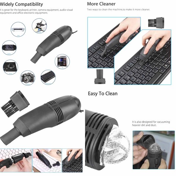 Mini USB Vacuum Keyboard Cleaner.... from ASI 79909 Promotek