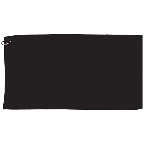 30" x 16" cotton golf towel with standard grommet and carabiner.... from ASI 39552 BEL Promo