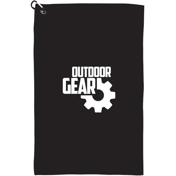 26" x 16" waffle weave golf towel with standard grommet and... from ASI 39552 BEL Promo