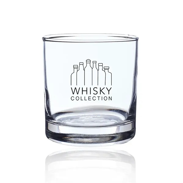 Clear fine wall 11 oz whiskey glass with thick base.... from ASI 39552 BEL Promo