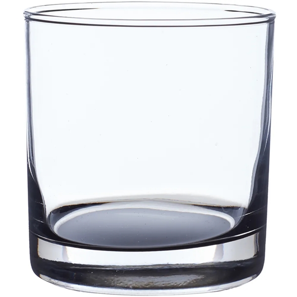 Clear fine wall 11 oz whiskey glass with thick base.... from ASI 39552 BEL Promo