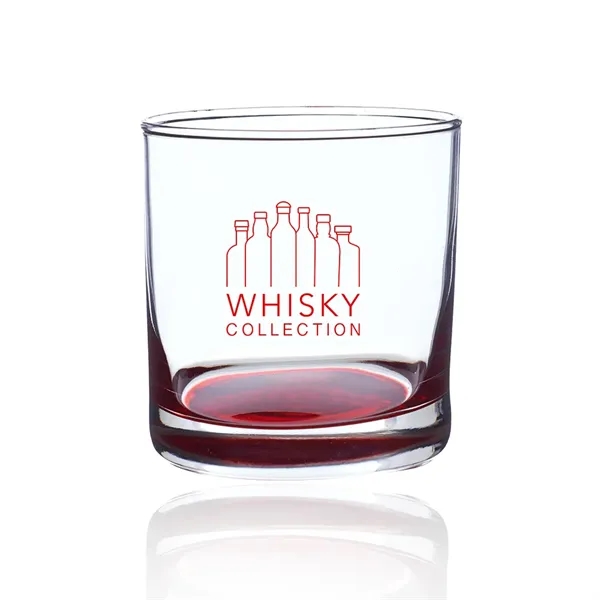 Clear fine wall 11 oz whiskey glass with thick base.... from ASI 39552 BEL Promo