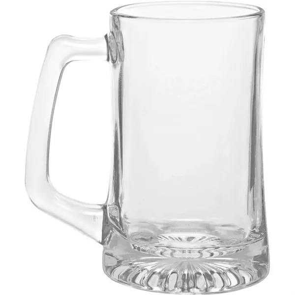 14 oz. clear glass beer mug with star bottom.... from ASI 39552 BEL Promo