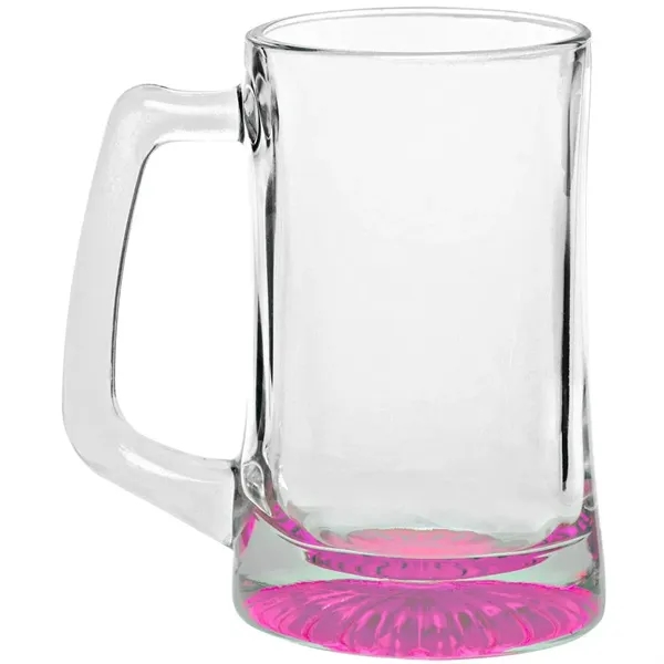 14 oz. clear glass beer mug with star bottom.... from ASI 39552 BEL Promo
