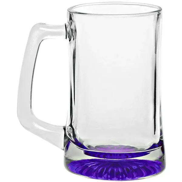 14 oz. clear glass beer mug with star bottom.... from ASI 39552 BEL Promo