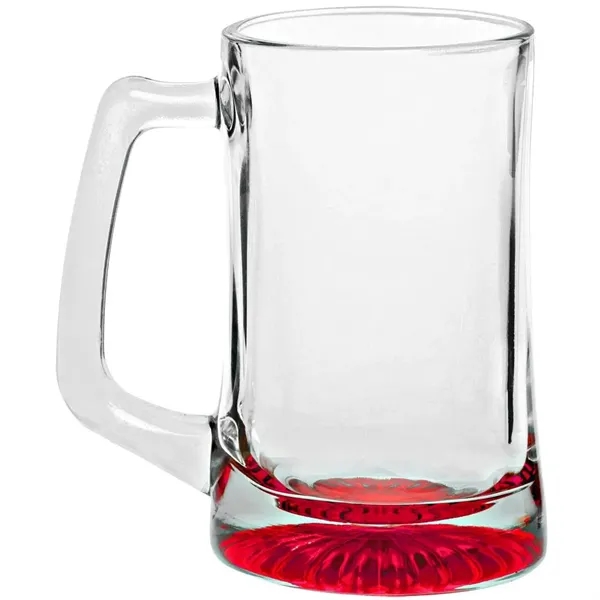 14 oz. clear glass beer mug with star bottom.... from ASI 39552 BEL Promo