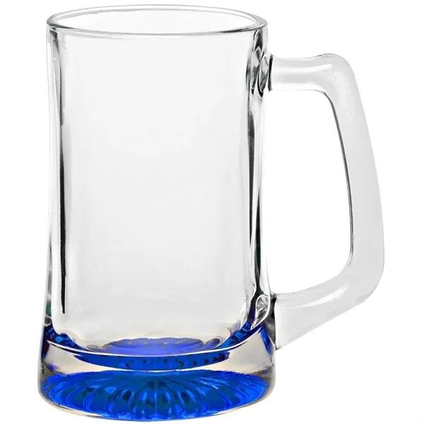 14 oz. clear glass beer mug with star bottom.... from ASI 39552 BEL Promo