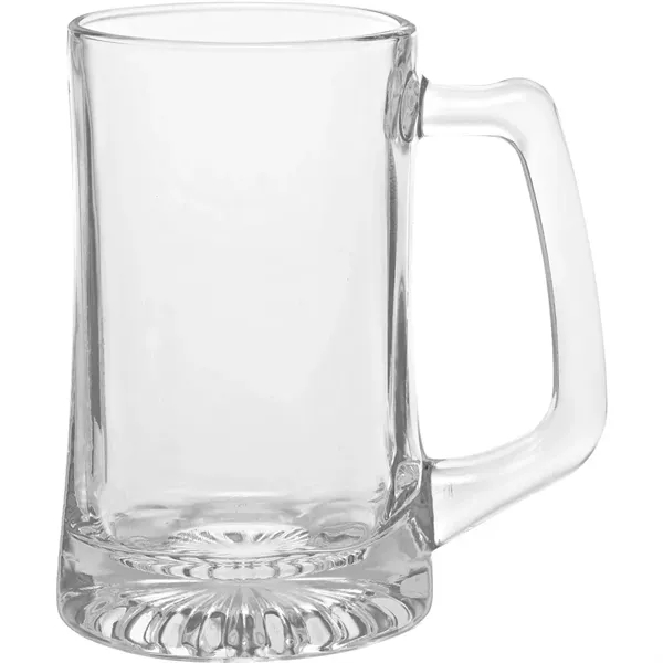 14 oz. clear glass beer mug with star bottom.... from ASI 39552 BEL Promo