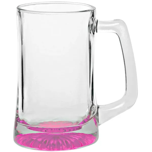 14 oz. clear glass beer mug with star bottom.... from ASI 39552 BEL Promo