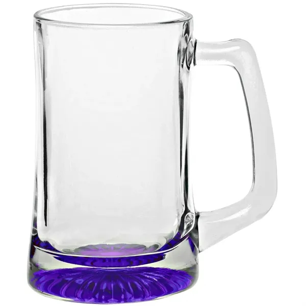 14 oz. clear glass beer mug with star bottom.... from ASI 39552 BEL Promo